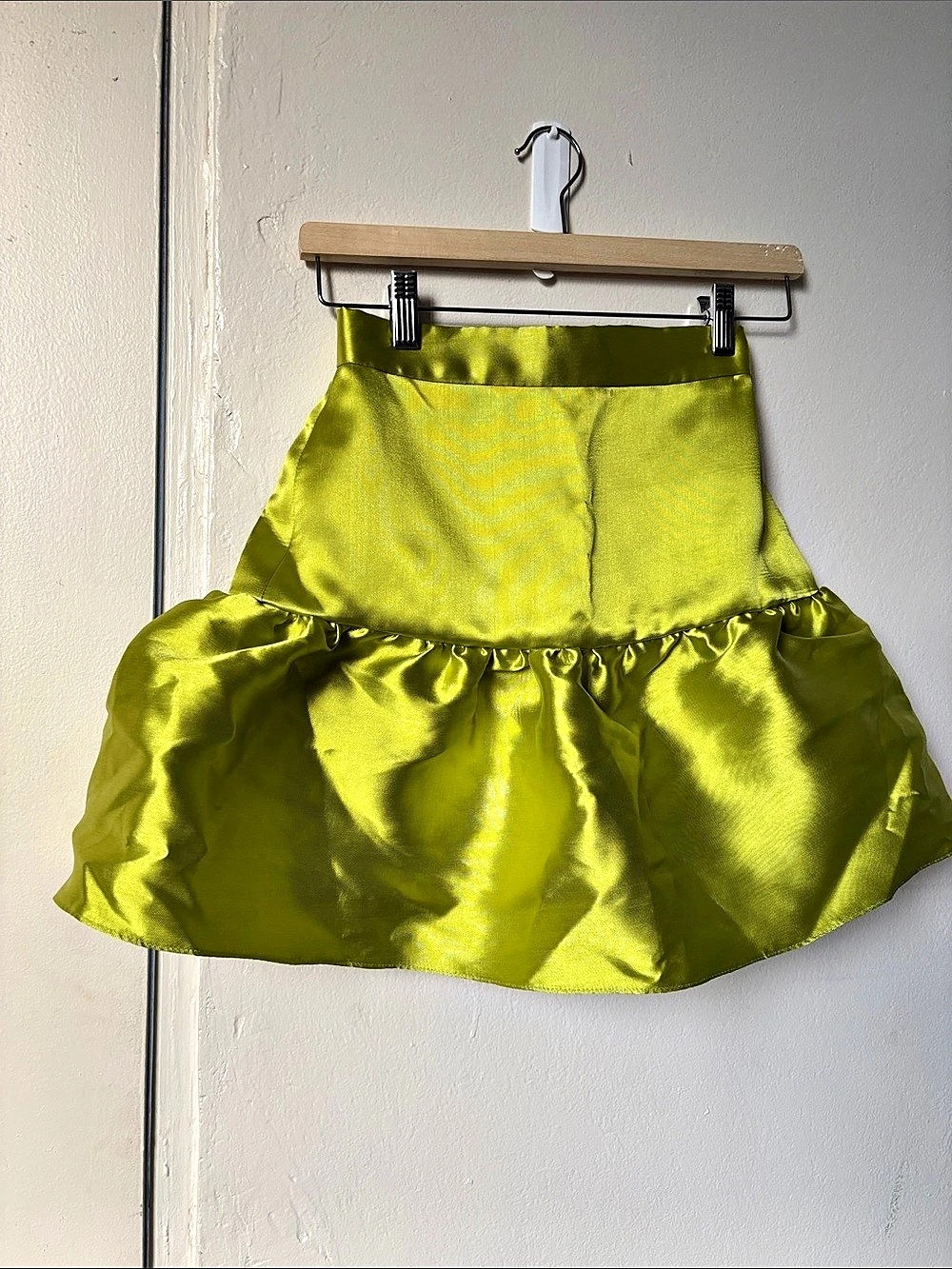 haus of Pioli Satin Mini Formal Skirt